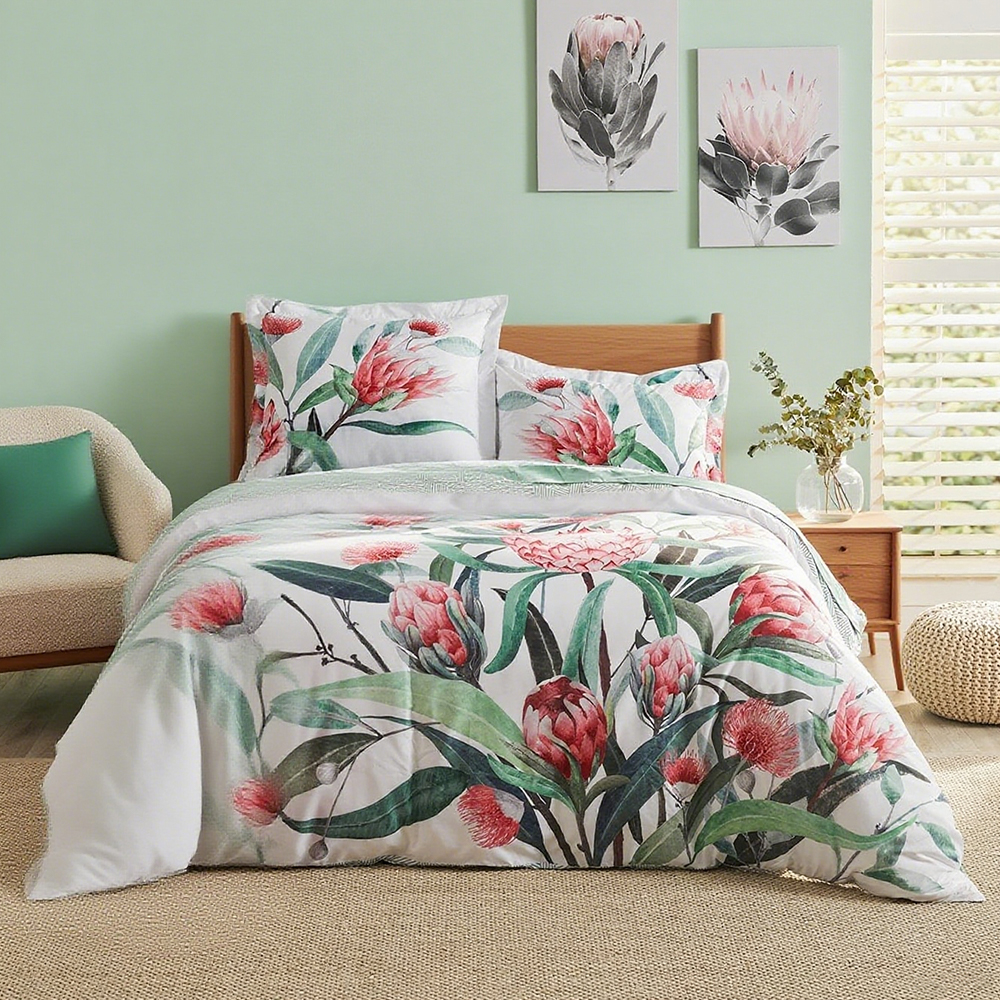 Sada povlaků na přikrývku Monica Floral Botanical s potiskem